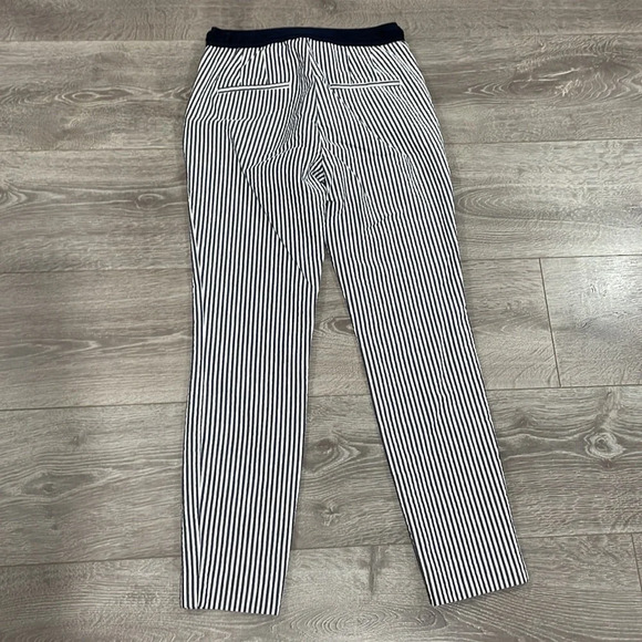 NWOT Zara Seersucker Striped Slim Trouser Pants XS - Picture 16 of 16
